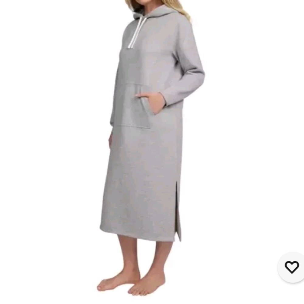 Hooded lounger Long Sleeve Dress/ land's End Size L
